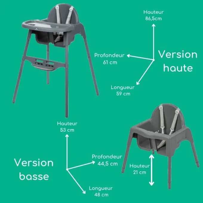 Chaise haute Meely " bebeconfort "