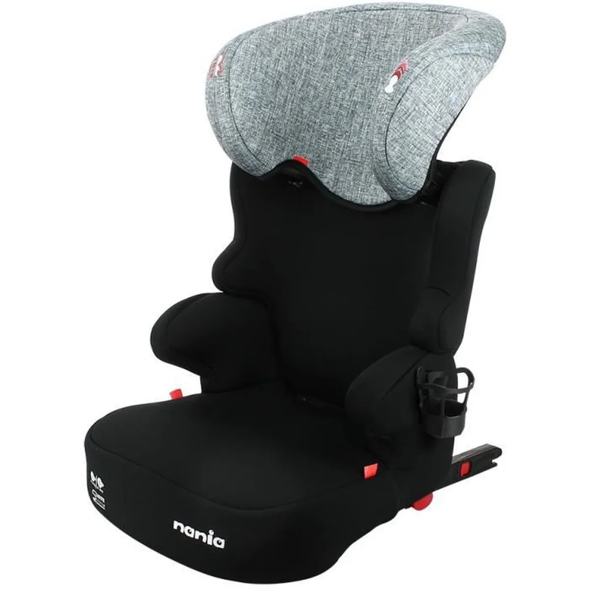 REHAUSSEUR DOSSIER ISOFIX BEFIX  NaniaGr 2/3 de 15 à 36 Kgs