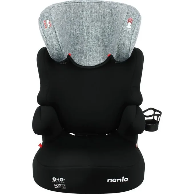 REHAUSSEUR DOSSIER ISOFIX BEFIX " Nania"Gr 2/3 de 15 à 36 Kgs