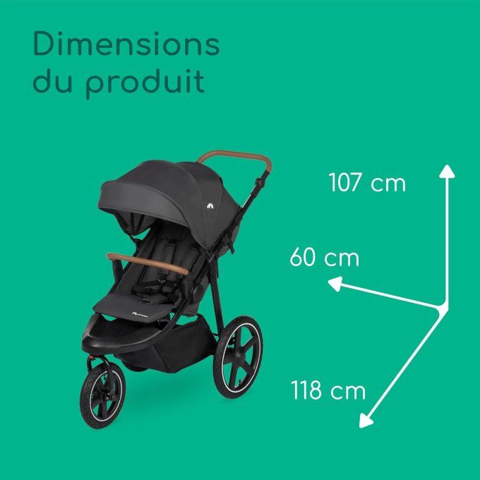 Poussette tout terrain RUNNER "HAUCK" / CLOUDY "BEBE CONFORT"